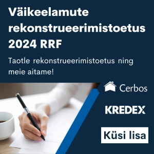 Väikeelamute rekonstrueerimistoetus 2024 RRF