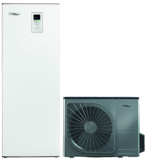 Õhk-vesi soojuspump tarbeveeboileriga 180l L6 Split + HT6 (inverter) kuni 7 kW Alpha-Innotec