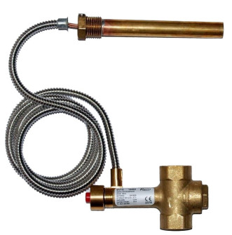 Termostaattiventtiili BVTS 1,3 m, 3/4", 97°C