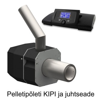 Pellettipoltin KIPI 5-20 kW ja ohjausyksikkö EcoMAX 920