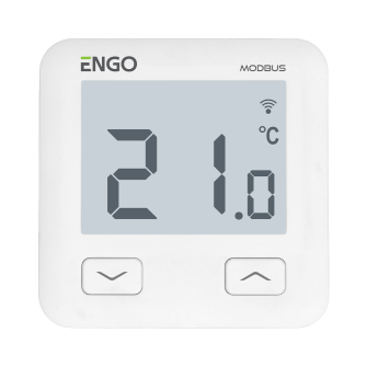 Wi-Fi-termostaatti MODBUS:lla, 230V, valkoinen