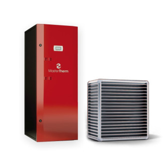 Ilma-vesilämpöpumppu BoxAir 26ISC Inverter Split Combi PLUS 3-9 kW Master Therm