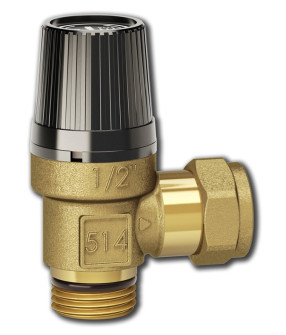 Varoventtiili 1/2", 0,9 MPa, LK 514 MultiSafe