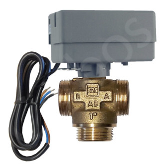 Actuator EMV 110-K with 3-way zone valve 1" LK 525