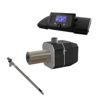 Burner kit with ecoMAX 920 NTC control unit 8–36 kW + pellet auger 2 m up to 50 kW, two-piece, KIPI