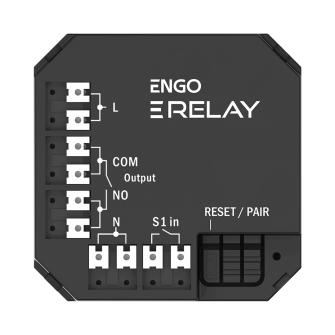 ZigBee Smart rele, 1x12A, NO-COM-lähtö