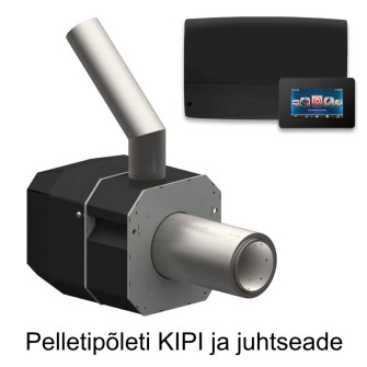 Pelletipõleti KIPI 6-26 kW ja puutetundliku ekraaniga juhtseade EcoMAX 920