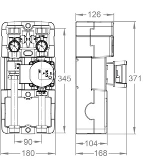 Pump group 90, LK 861 (pump Taco)