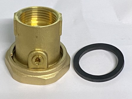 Ball valve with union 1 1/2" x 1" Regulus