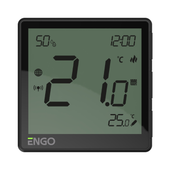 ZigBee Smart Thermostat, 230V, black