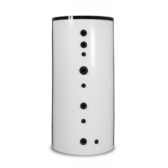Insulated Accumulator Tank 2500 L with Two Built-in Heat Exchangers