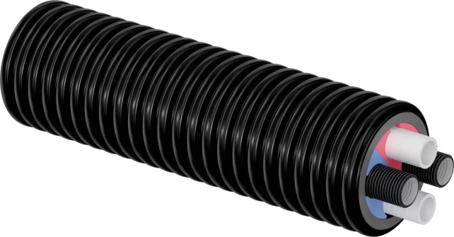 Eelisoleeritud plasttorusüsteem Ecoflex Thermo Twin HP 2x40x3,7-2x32x3,5/175mm UPONOR